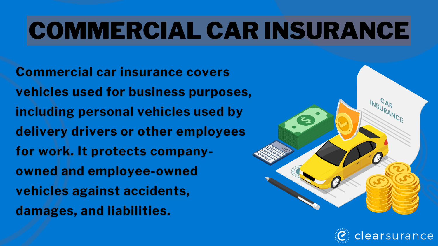 Best Car Insurance for Domino's Pizza Delivery Drivers: Commercial Car Insurance Definition Card