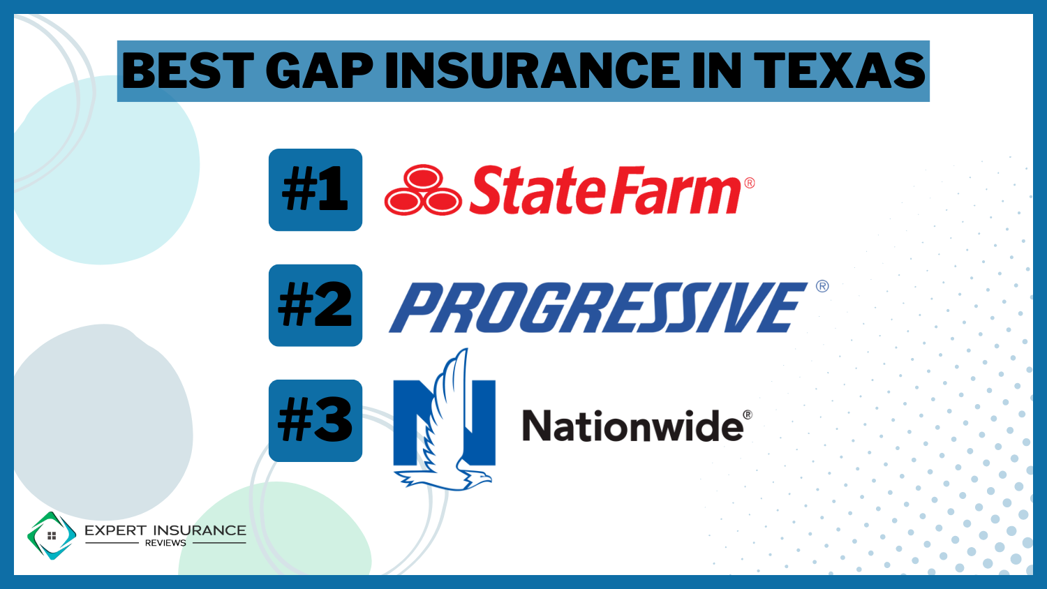 Best Gap Insurance in Texas: State Farm, Progressive, and Nationwide