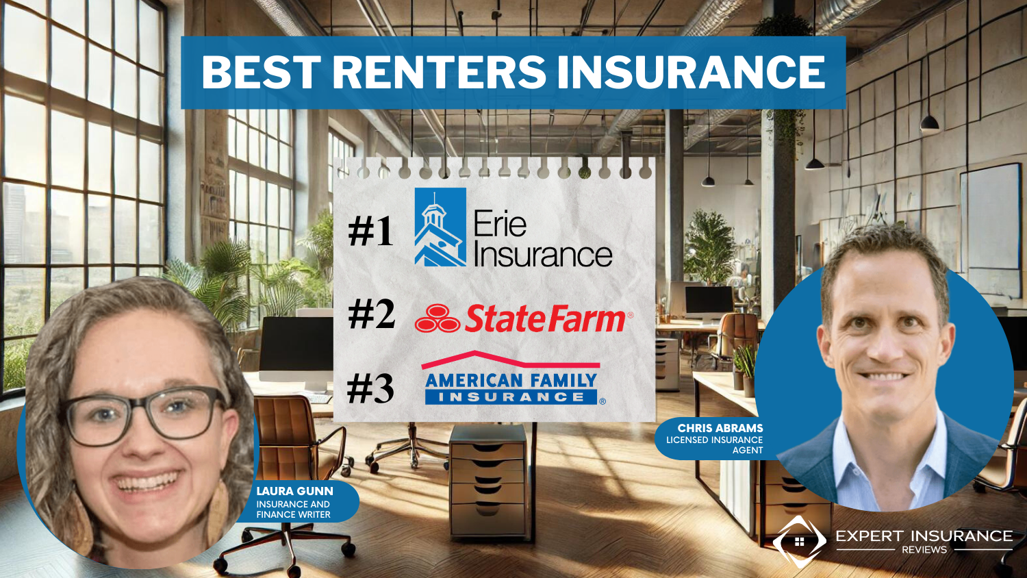 Erie, State Farm and American: Best Renters Insurance